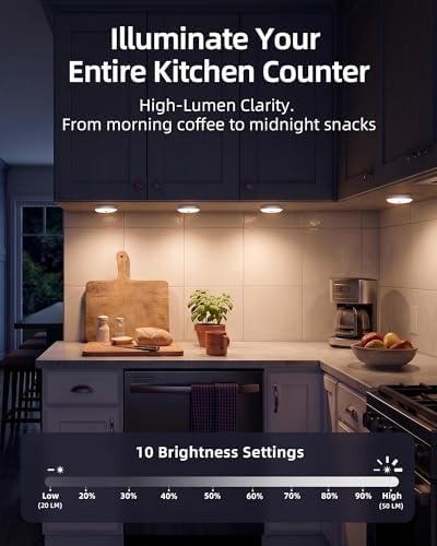 EZVALO RGB Under Cabinet Puck Lights - Image 3