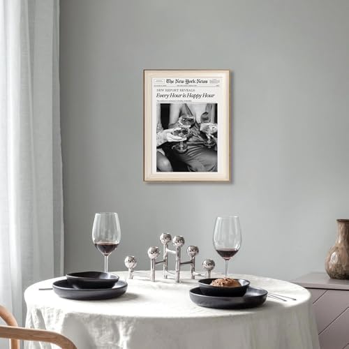 ASTRDECOR Framed Trendy NewsPaper Wall Art - Image 4