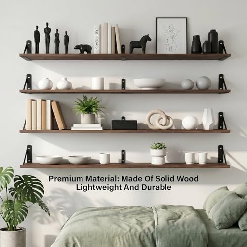 Long Wall Shelf, Large Floating Shelves - Image 5