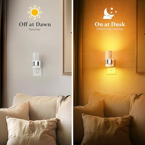 JandCase Night Light, Automatic Night Lights Plug into Wall - Image 3