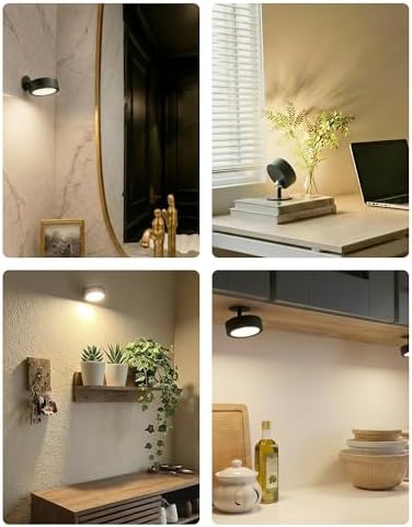 EZVALO LED Wall Mounted Light, 3000mAh Rechargeable Cordless Wall Sconce - Image 6