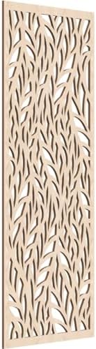Ortonville Decorative Pierced Fretwork Wood Wall Panels, 17 3/8"W x 44 3/8"H x by EkenaMillwork