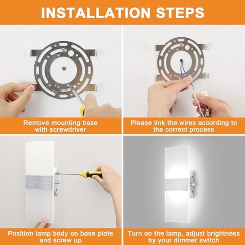 Lightess Dimmable Modern LED Wall Light - Image 5