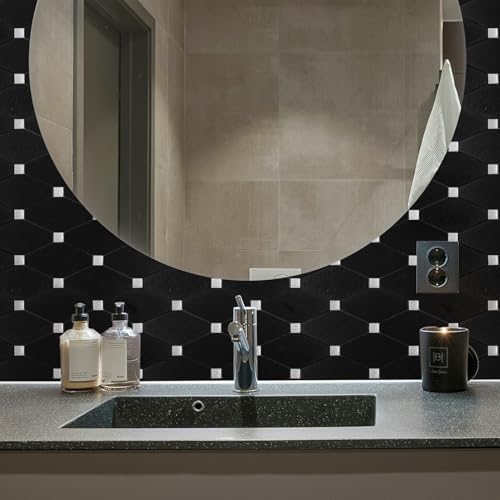 STICKGOO Peel and Stick Backsplash, 10 Sheets Kitchen Mosaic Tile Sticker - Image 5