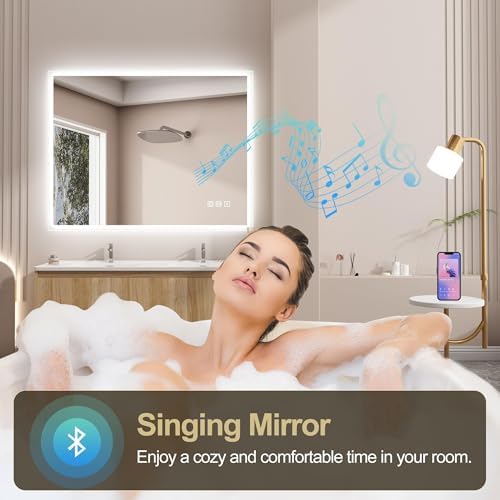 SBAGNO 36''x28'' LED Bathroom Mirror - Image 2