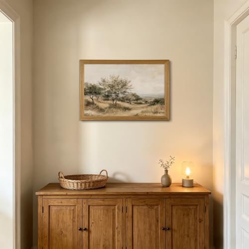 Rustic Framed Wall Art Olive Tree Botanical Landscape Nature Print Decor - Image 2