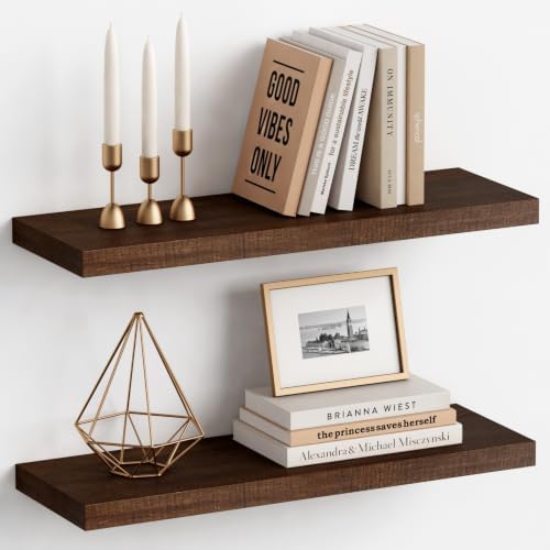 Harwaya 24 Inch Floating Shelves by Harwaya