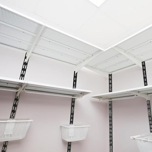 MorningRo 12 Pack 25" Dual Track Shelving Rail, Dual Slot Upright - Image 6