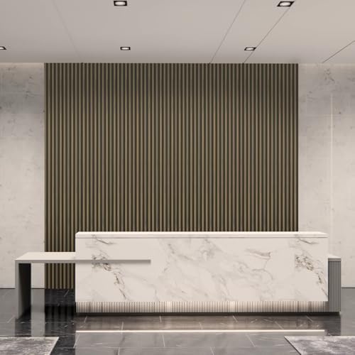 Art3d 96 x 6 Inch 3D Fluted Wood Textured Slat Wall Panel - Image 3