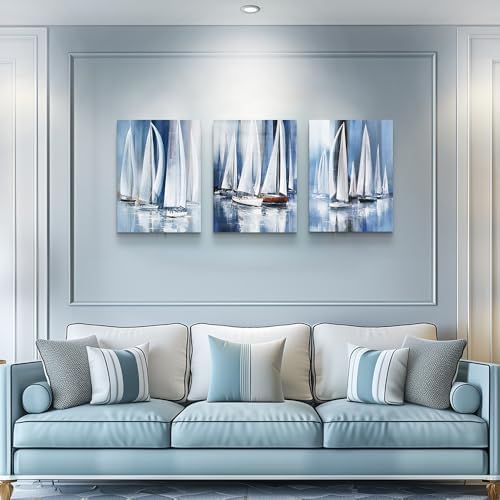 3 Piece Framed canvas wall art for living room bathroom bedroom Wall Art Decor - Image 3