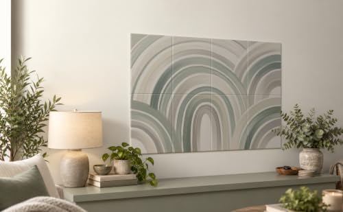 Acoustic Wall Art Panels, 47.2 x 31.5 in, Arc Calm - Image 2