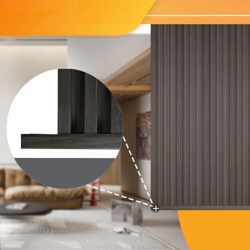 OUZUGIE 8-Pack 57 Inches, WPC Slat Wall Panel Trim, Corner Guard - Image 5