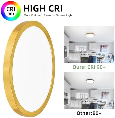 hykolity 12 Inch Selectable CCT LED Round Flat Panel Light - Image 4