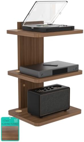 WALI 3 Tier Floating TV Wall Shelf by WALI