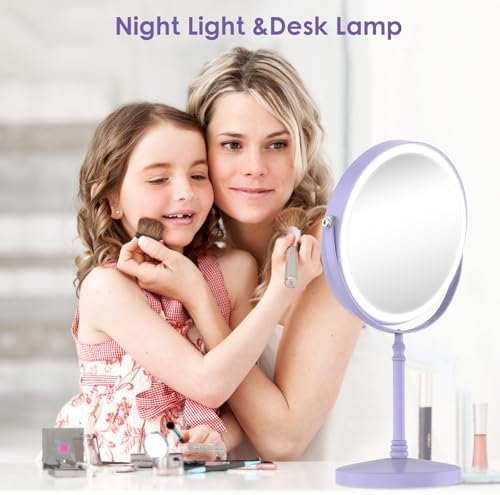 DEIOVWXS Makeup Mirror, Rechargeable Vanity Mirror - Image 7