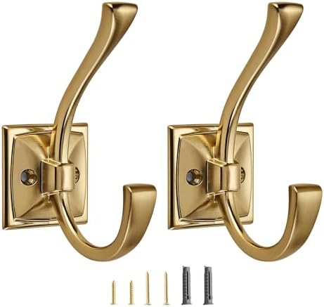 2 Pack Decorative Heavy Duty Towel Hooks by CABDM