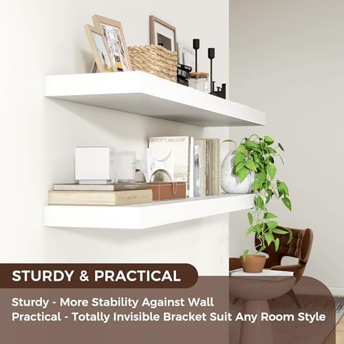 48" Wide x 9" Deep Floating Shelves - Image 5