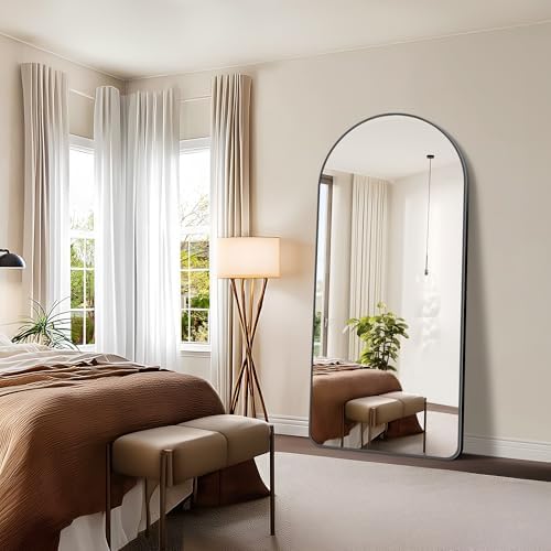 FORBATH Large Arched Wall Mirror 60x30 Inch, Living Room, Home Decor, Hanging - Image 2