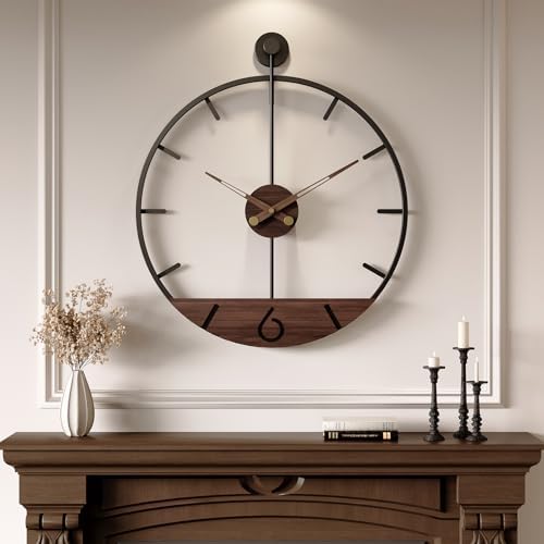 Cuspin Large Wall Clock 30 Inch Modern Farmhouse Wall Clock by Cuspin