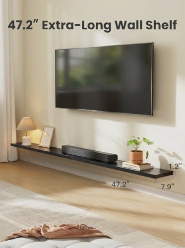 Amada 47.2" Floating Shelves for Wall Decor & Storage - Image 4