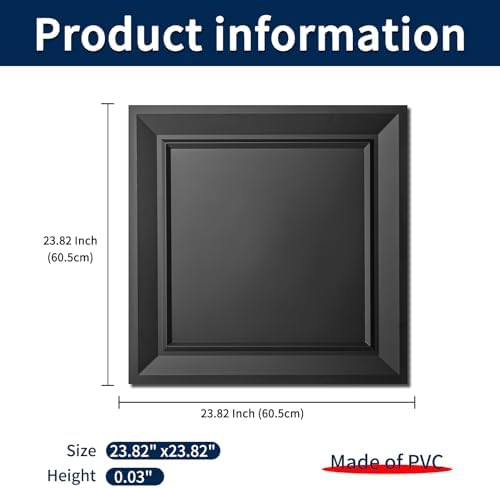 Art3dwallpanels Ceiling Tiles 24 Pack, 24 x 24 Inch - Image 2
