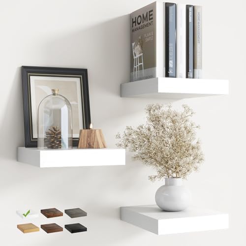 8 Inch Floating Shelves for Wall by Marsmiles