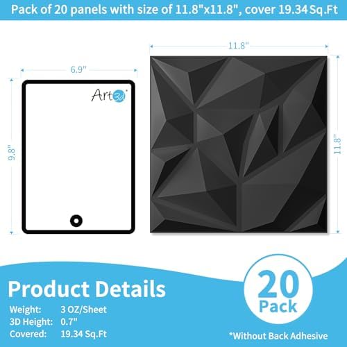 Art3d Decorative 3D Wall Panels - Image 2