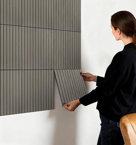 16-Pack Peel and Stick Acoustic Wall Panels, 11.8" x 11.8" PET Soundproof & - Image 5