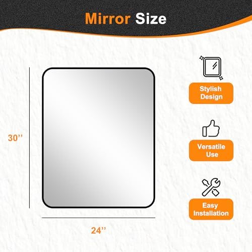 Delma Bathroom Vanity Mirror - Image 6