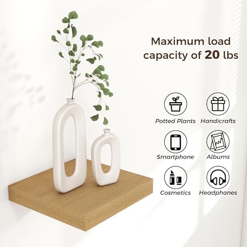 Venusmiles 8"x8" Square Floating Shelves - Image 4