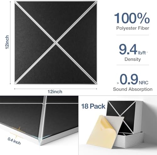 18 Pack Acoustic Panels - Image 4