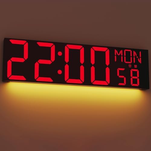 JALL 30" Massive Digital Wall Clock by JALL