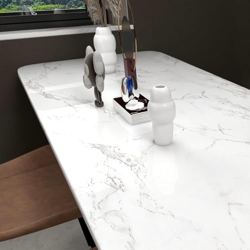 Marble Contact Paper White Peel and Stick Wallpaper - Image 4