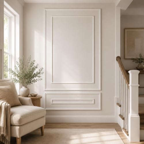 Pangda 1 Set Peel and Stick Wall Molding Kit Panel by Pangda