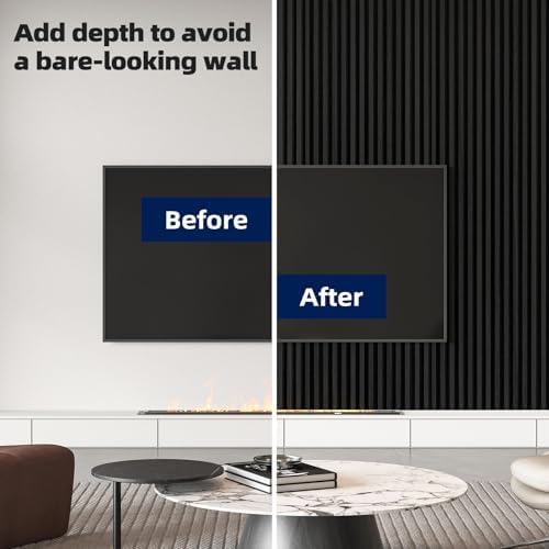 Art3dwallpanels 16 Pack Wood Slat Wall Panels 51×6.7" Black - Image 6