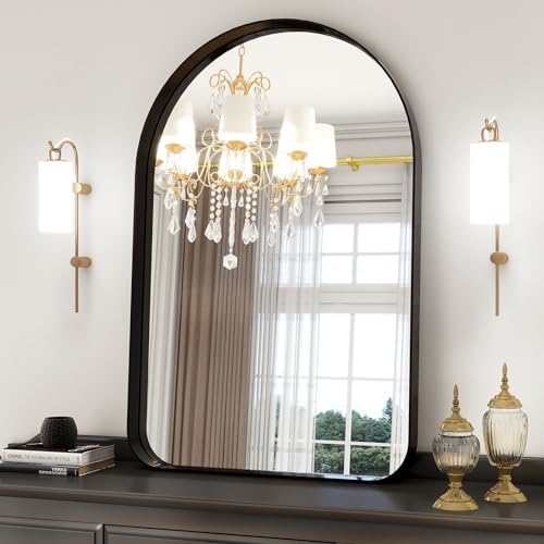 XRAMFY Arched Bathroom Mirror, Modern Bathroom Mirrors by XRAMFY