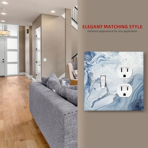 Wallplates Blue Marble Pattern 1 Toggle 1 Duplex Switch Plate Electrical GFCI - Image 7