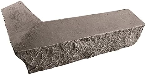 GenStone Faux Stacked Stone Outside Corner Ledger 14" x 2" x 3.5" in Desert by GenStone