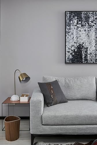Peel and Stick Wallpaper Solid Color Grey Contact Paper Matte Wallpaper - Image 4