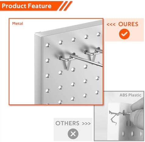 Ultrawall Metal Pegboard Wall Panels, Peg Boards - Image 4