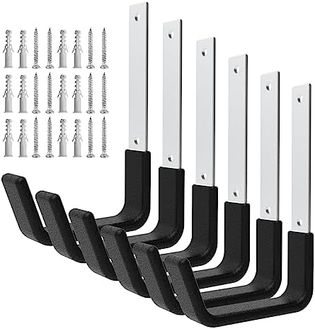 Heavy Duty Wall Mount Hooks, Ladder Hangers by Juformin