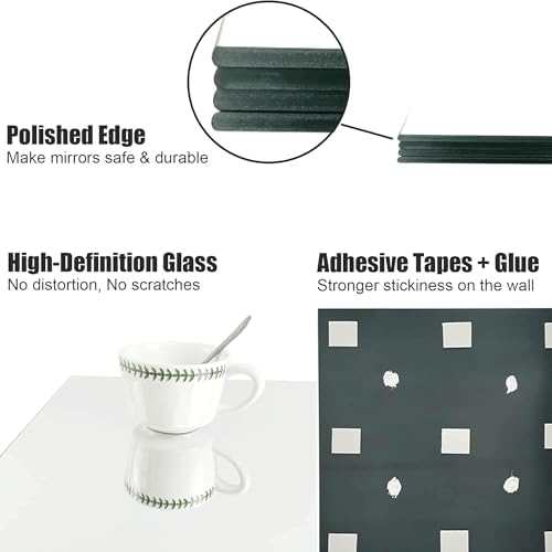 TRAHOME Home Gym Mirror Tiles for Wall - Image 7