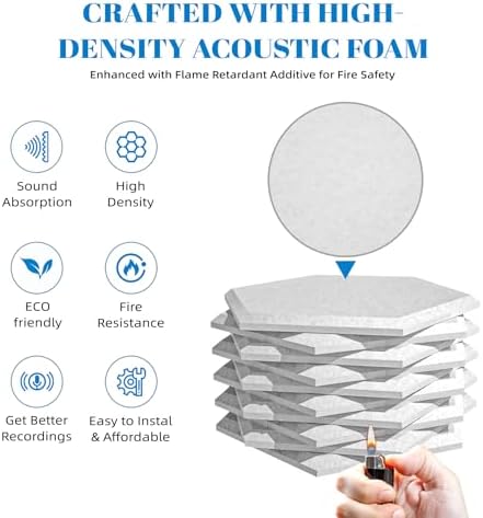 15 Pack Self-Adhesive Acoustic Wall Panels - Image 5