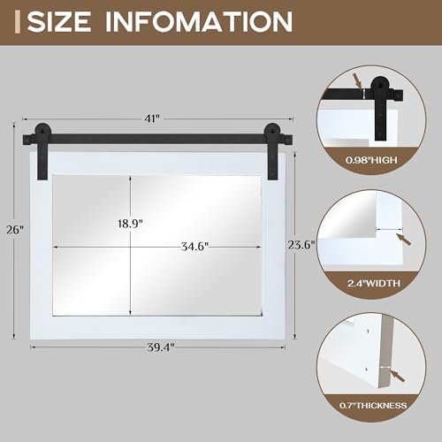 COGOOD Farmhouse Bathroom Mirrors - Image 4