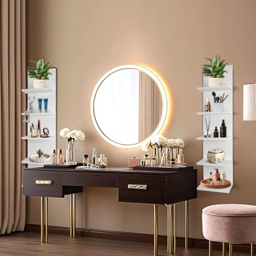 Homaterial 5 Tier Wall Shelf, Wall Mounted Shelves Unit - Image 2