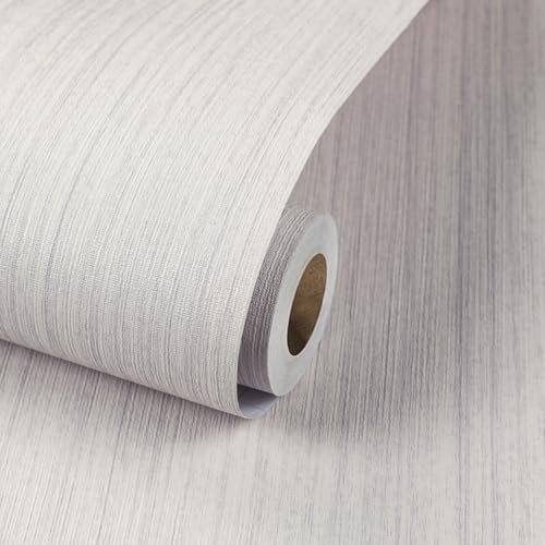Grasscloth Peel and Stick Wallpaper Light Purple Vintage Paper 16in x 196in by MANONIRIA
