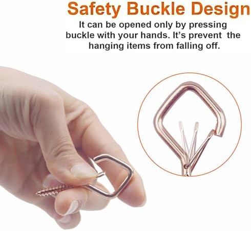 10PCS Eye Screw Hooks for Hanging Heavy Duty - Image 4