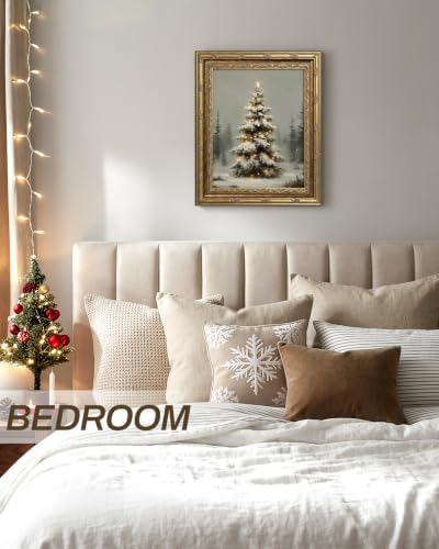 InSimSea Vintage Santa Christmas Tree Wall Art - Image 4
