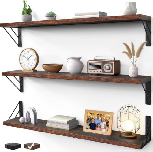 BAYKA 36" Long Wall Mounted Floating Shelves by Bayka
