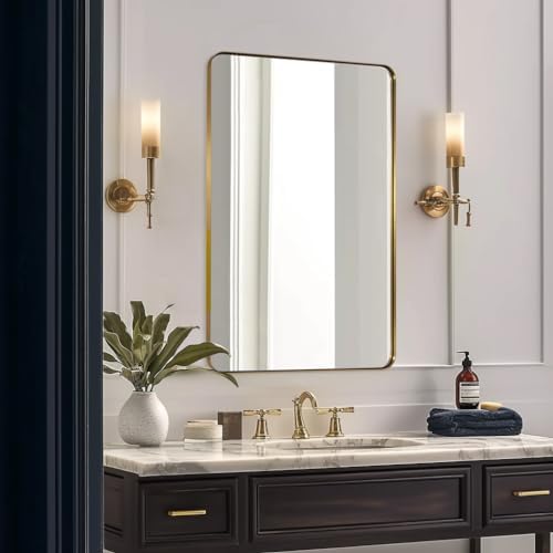 ANDY STAR 36”x48”Gold Bathroom Mirror - Image 3